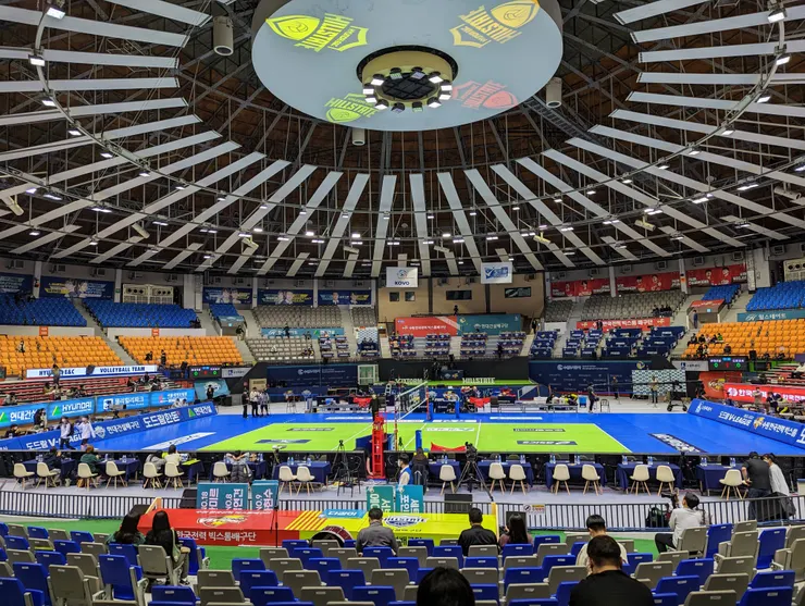 視野絕佳的應援席