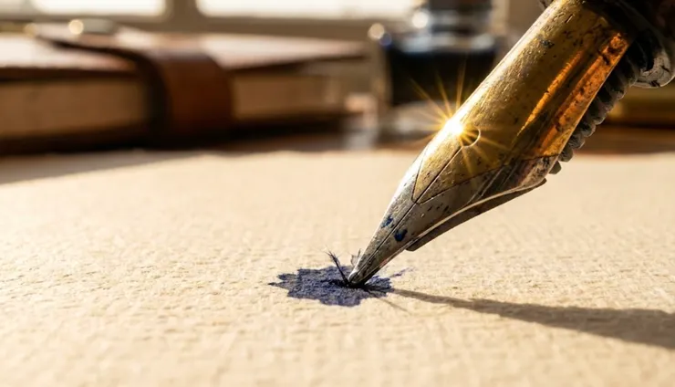 真正的思考需要摩擦力。墨水滲入紙張的瞬間，是數位世界無法模擬的真實。