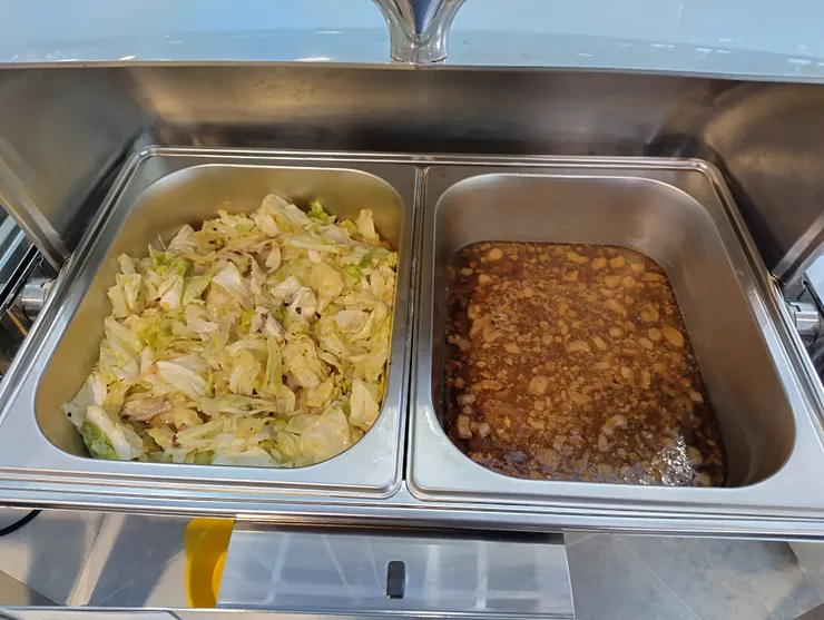 培根高麗菜 & 滷肉