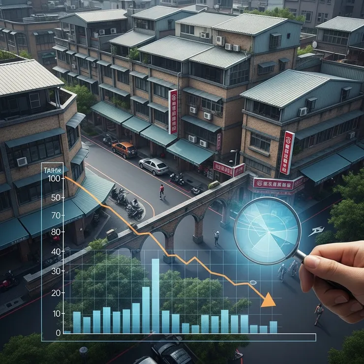 房地合一稅收腰斬26.8%：數據背後，桃園、中壢市場的「真冷」與「假摔」？