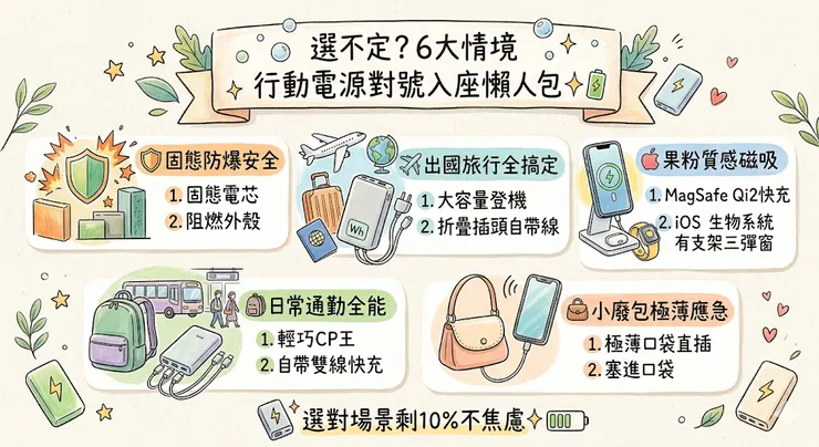 看完還是選不定？6大情境分類直接對號入座！