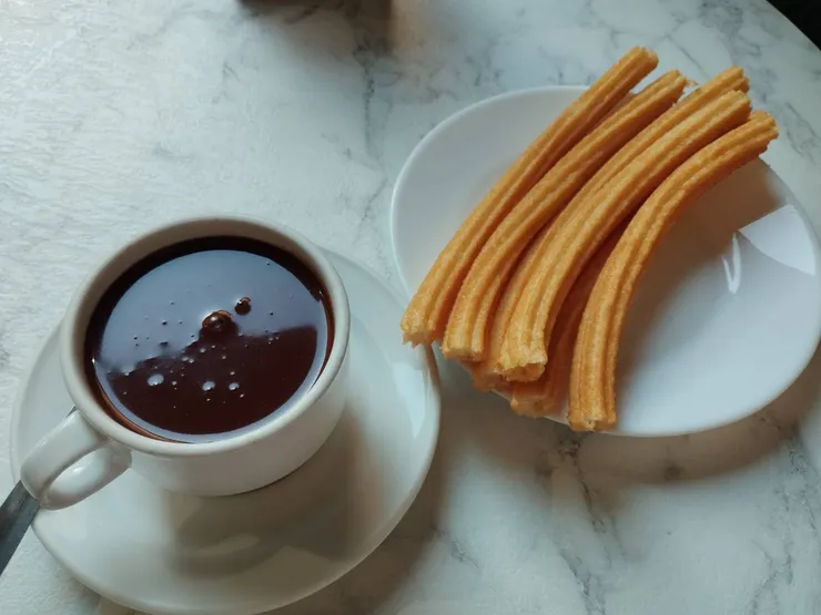 Chocolatería San Ginés美味的吉拿棒上菜啦～