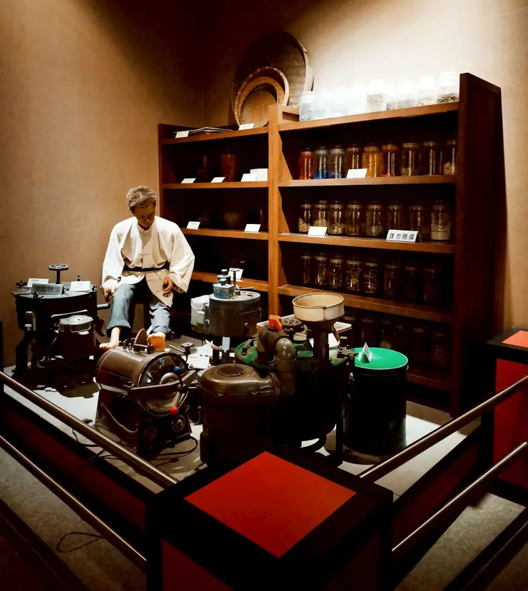 蠟像模擬製藥過程