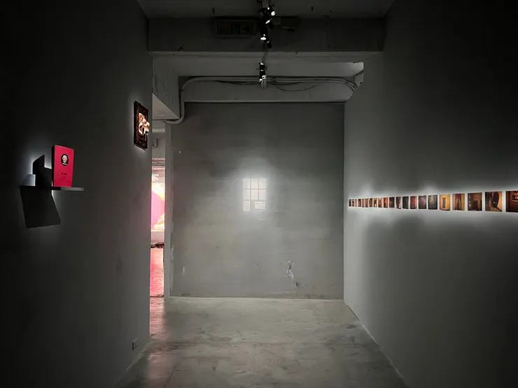 張芯的展區。本文作者拍攝。