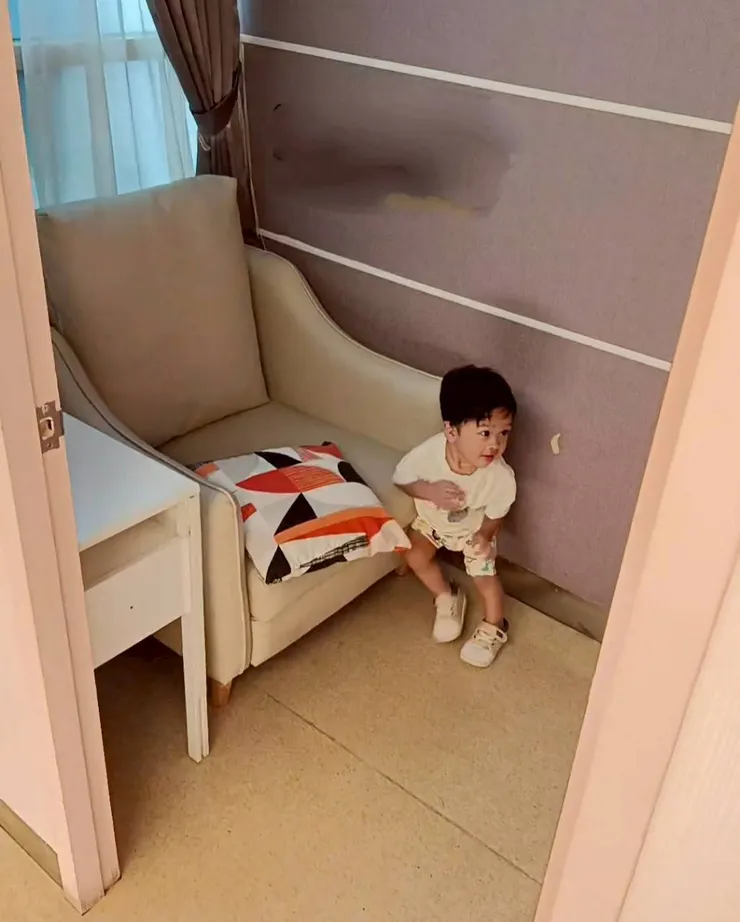 珍豬在哺乳室玩的不亦樂乎