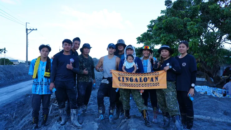 在佛祖街救援的鳳林志工