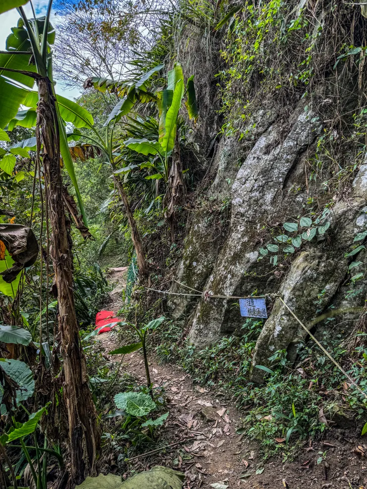 沿途看到的沙包和乾淨的路徑,是志工大哥們慢慢整理出來的,真是感謝他們替山友造福。❤️