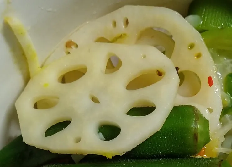 蓮藕煮熟示意圖