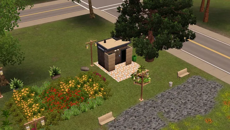 這個公廁在路旁，路人也可以使用。