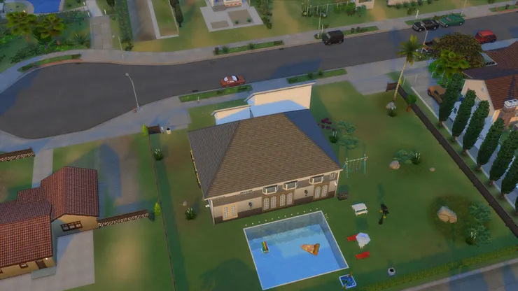 俯視夜神宅真是超大!是人們夢寐以求的家。