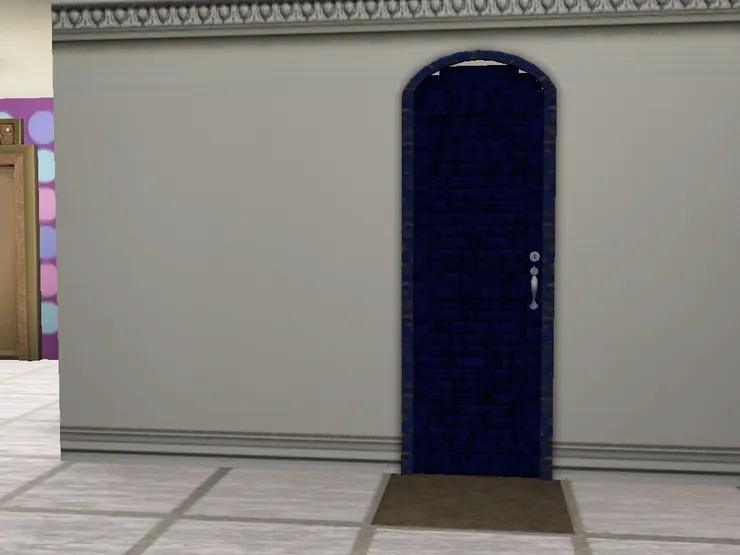 二樓公共區域的牆用了淺灰色，跟樓下的感覺完全不同。