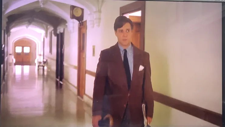  《美麗的境界》（A Beautiful Mind)劇照(李建崑翻拍於客廳電影院)