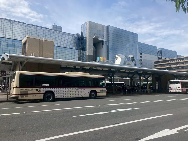 京都車站與京都中央郵局