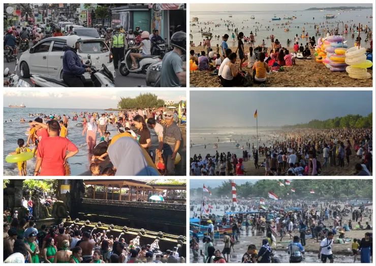 新聞圖片  往年開齋節連假峇里島的盛況