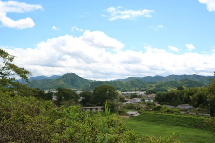 在篠山城舊跡還是可以登高望城下町