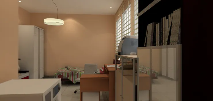 看起來很窄，但還是有路能通過。