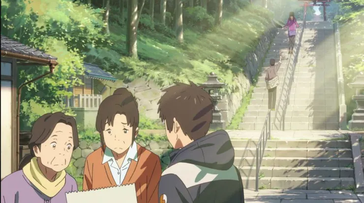 <<你的名字>>電影裡的場景