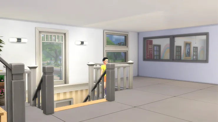 走廊盡頭都有大窗戶，讓空氣保持流通和多些自然光。