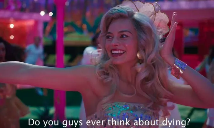 故事源起自芭比想到「死亡」的概念