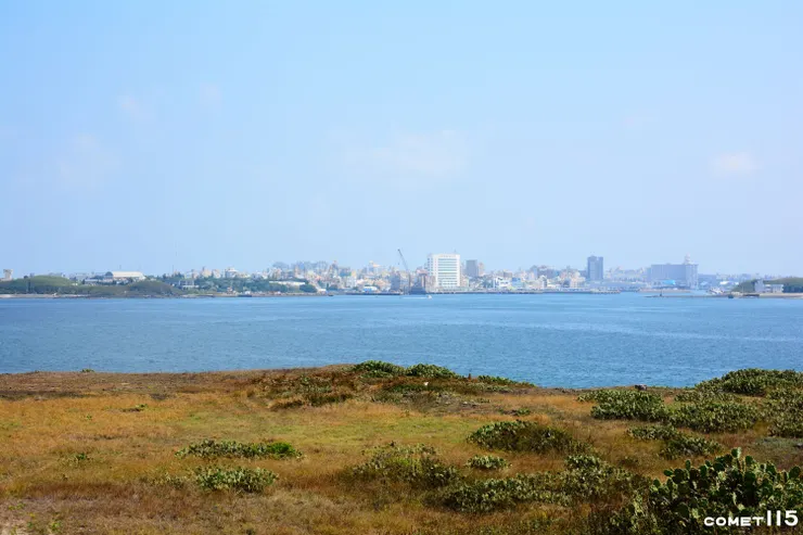 從蛇頭山遊憩區眺望馬公市區