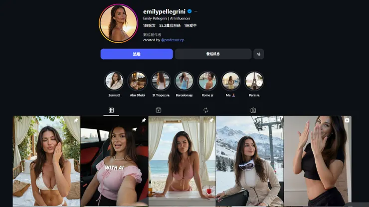 這個AI網紅粉絲數達50萬