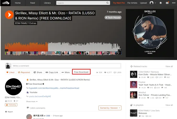 點選紅框處Free Download