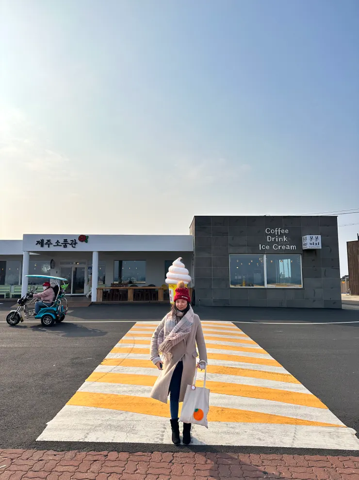 봉봉커피咖啡廳前面可愛的路口