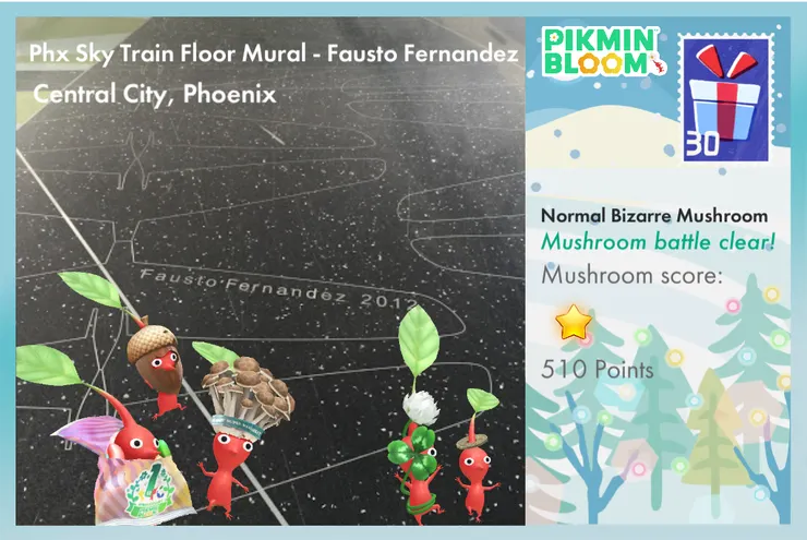 Phx Sky Train Floor Mural - Fausto Fernandez