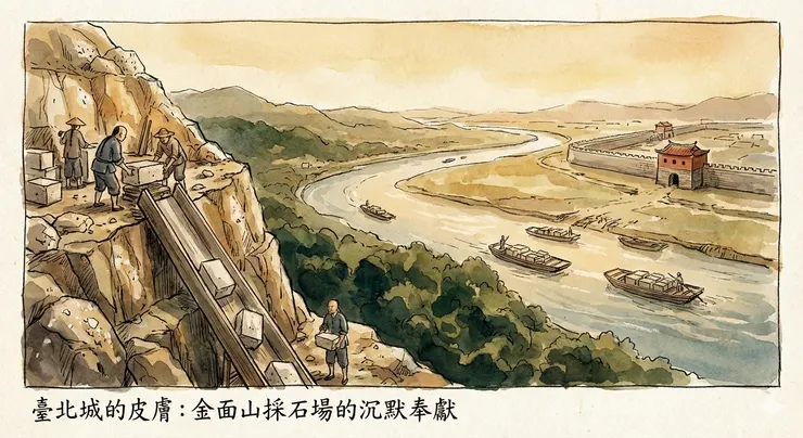 金面山步道(石英礦景觀與臺北盆地全景)