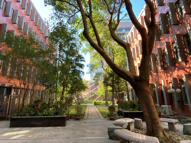 北棟與南棟形成一個對話空間