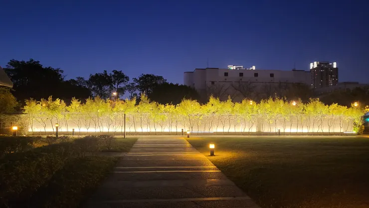 國館廣場.夜景(李建崑攝影)
