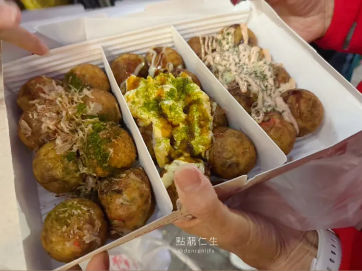 日本東京｜秋葉原章魚燒 三個口味一次滿足