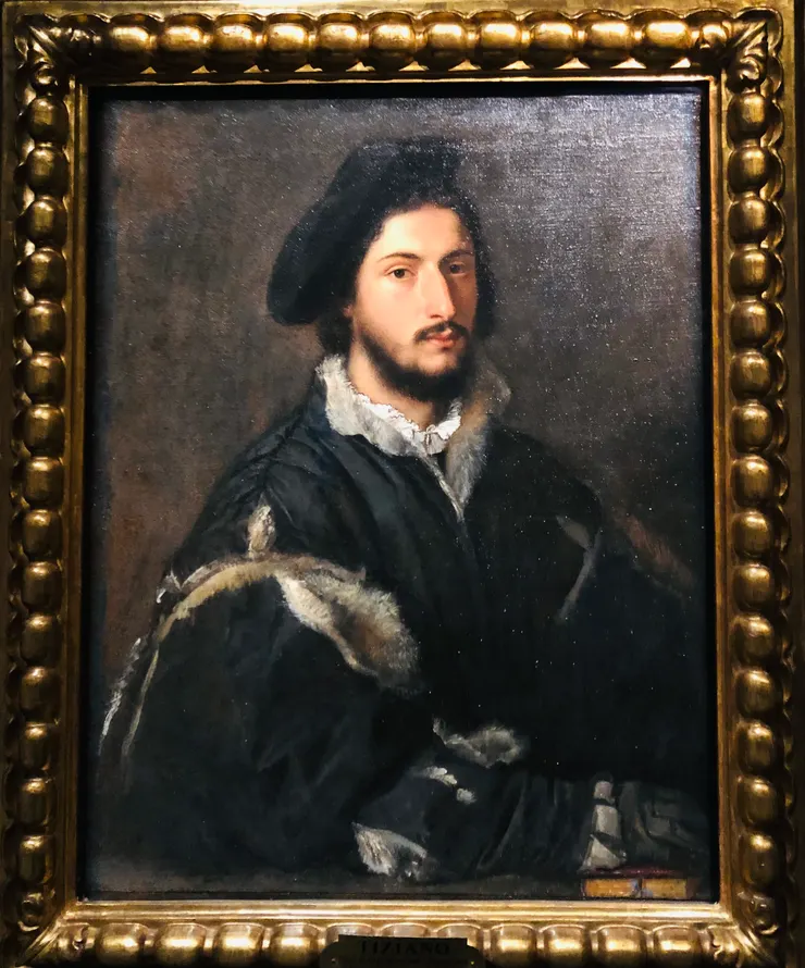 提香作品 托馬索 莫斯蒂肖像