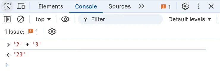 以'  '或" "括起來的值是string類型，用+符號可以把string按照順序相連。