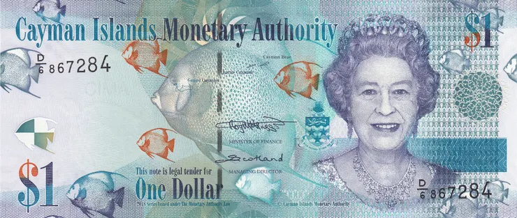 1開曼群島元,匯率和英鎊相當