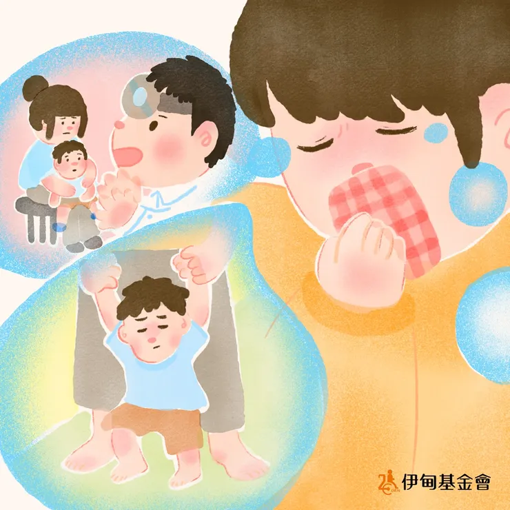 （圖說：回想到曾經帶著小星四處尋找落腳之地的日子，媽媽的眼淚仍悄悄滑落。）