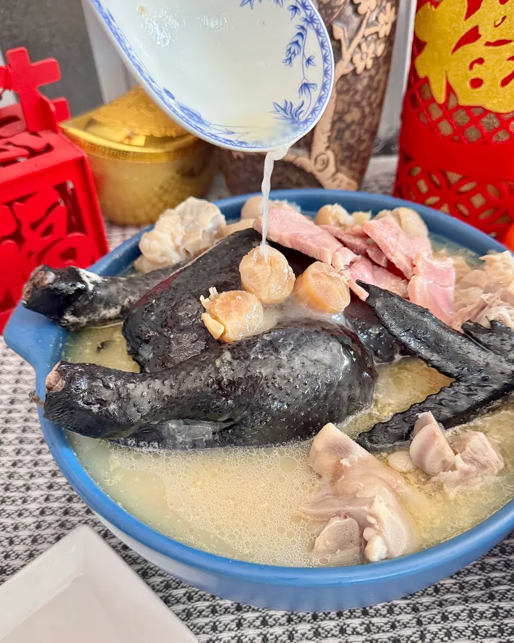 瑤柱上湯點烏金