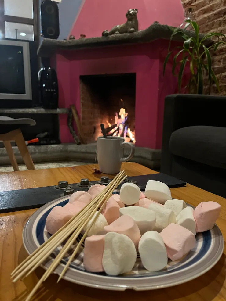 Hostel的烤棉花糖活動，一個舒適的住宿會增加對一個地點的好感