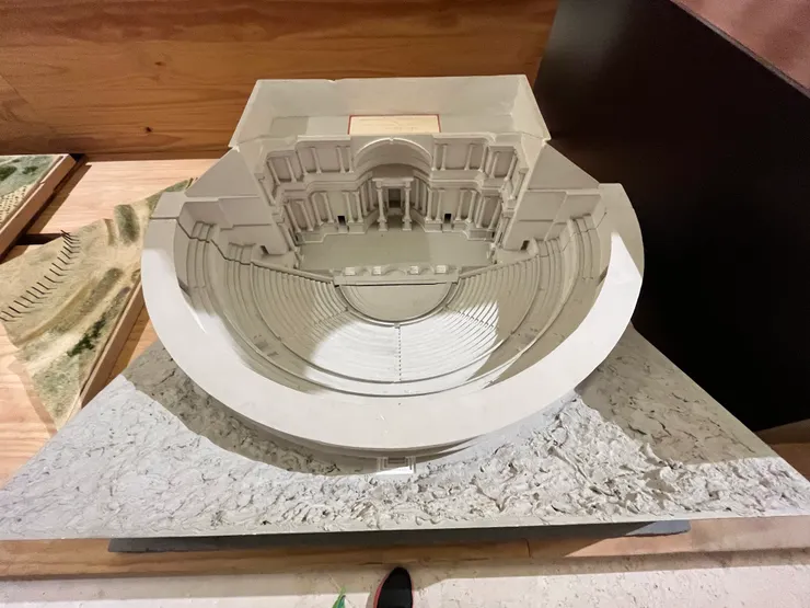 馬拉加博物館中羅馬劇院模型