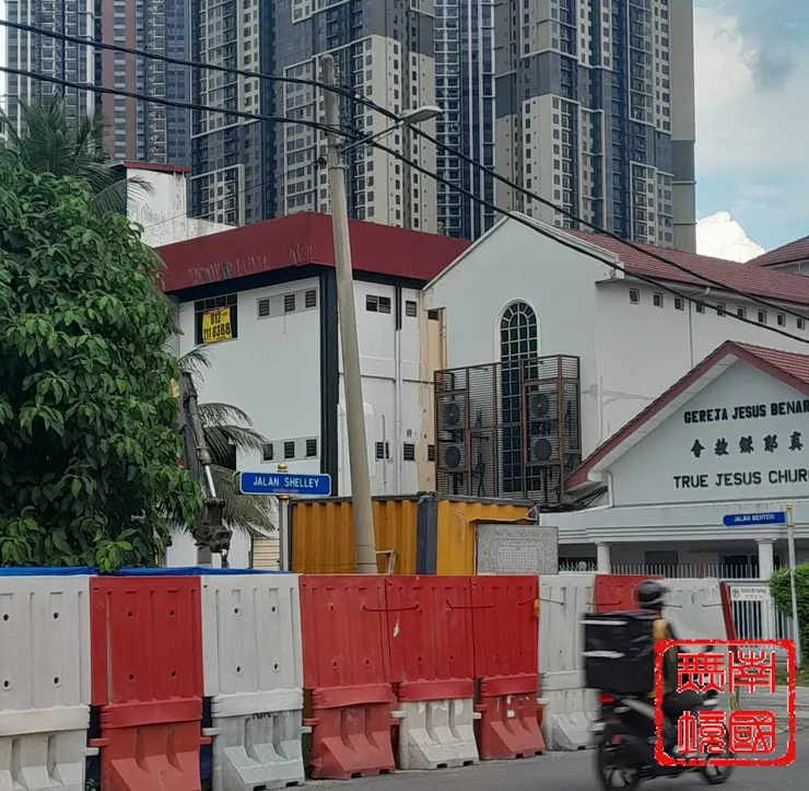 雪萊路路牌。-攝於2025年7月14日。