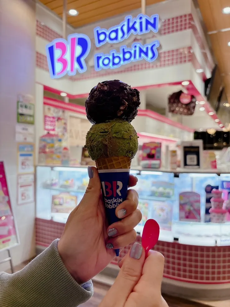 來吃31冰淇淋！其實跟台灣的口味大同小異。（圖片來源：辰心）