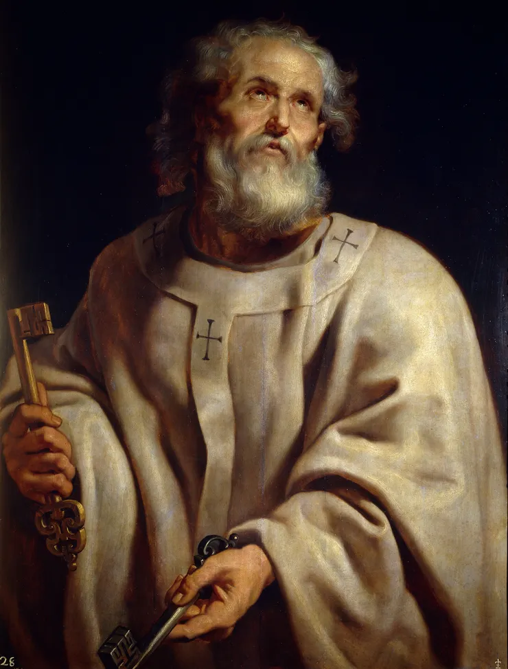聖彼得。Wiki Commons, "Pope-peter pprubens.jpg"