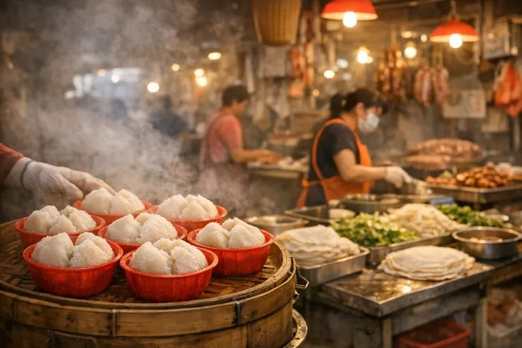 傳統市場食安風險引發社會關注（圖：使用AI工具生成）