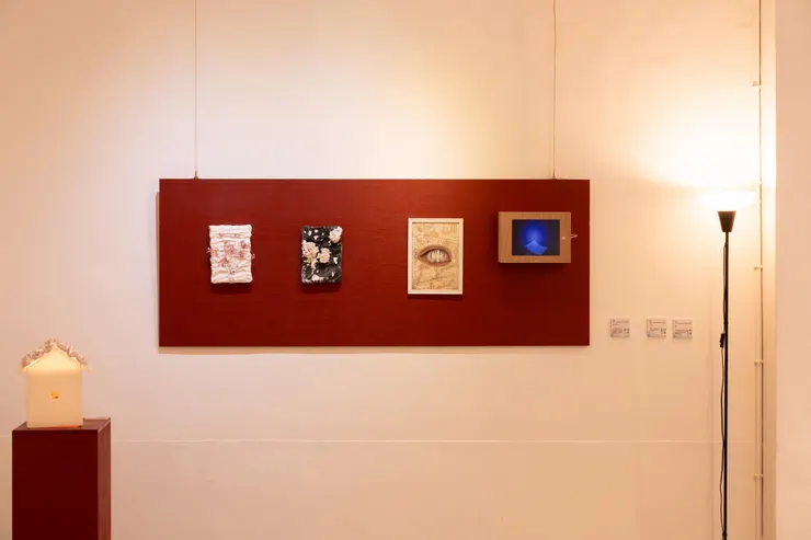 新營曬書店。李意婕與學生共創展區。攝影:吳欣穎