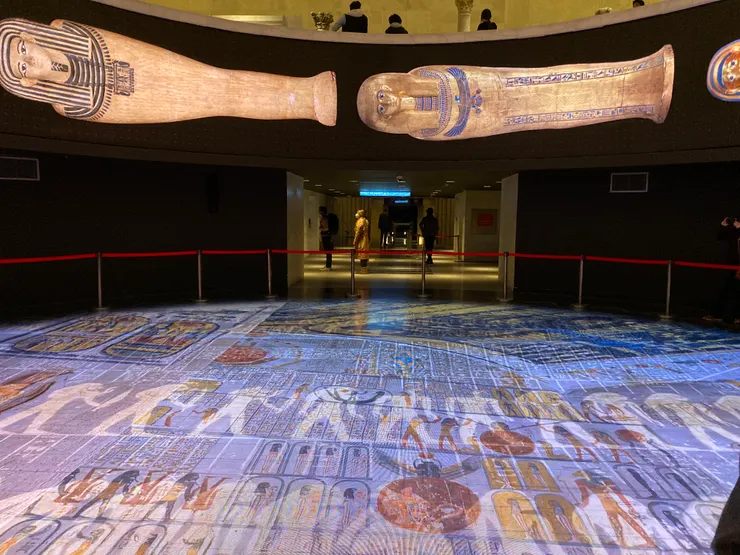 埃及文明國家博物館內，攝於2022年