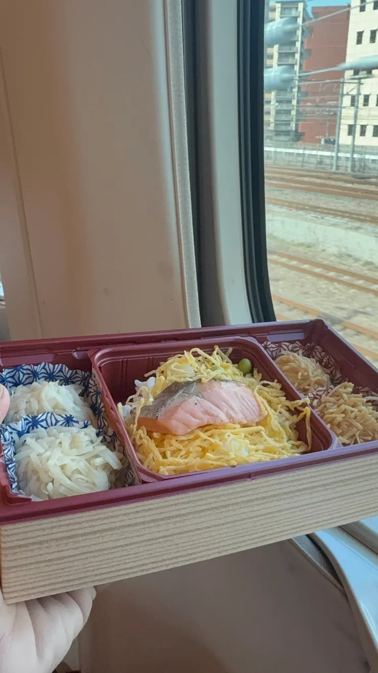 鮭魚很好吃的便當