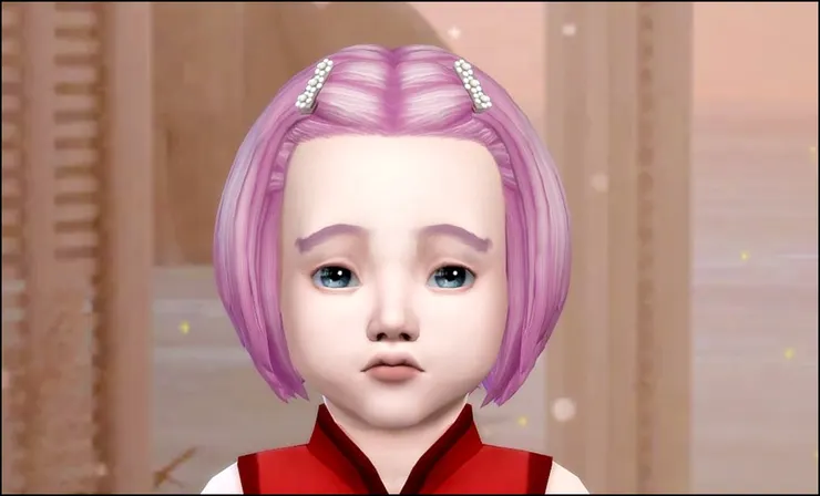 這是除了眉毛、眼色、髮色像米可外,其它都像到+5的蘋果OTZ