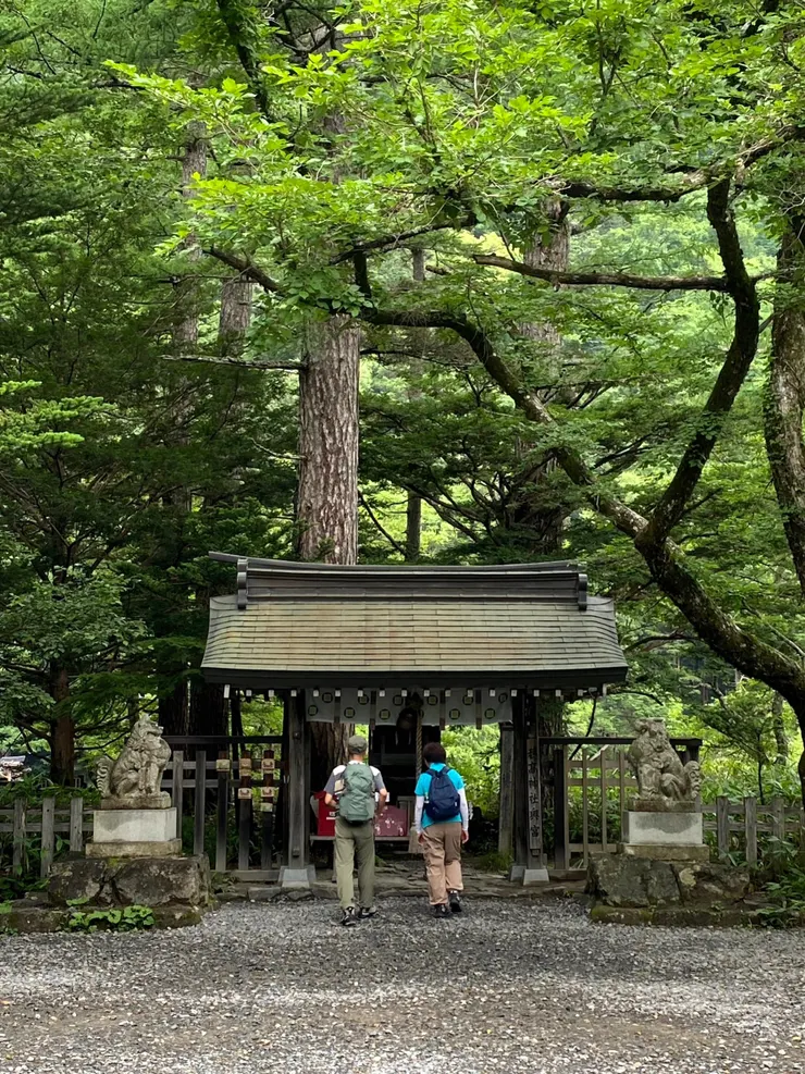 穗高神社  奧宮