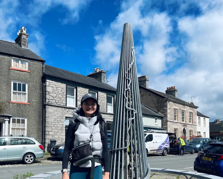 The start of the Cumbria Way