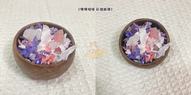 《噗噗噠噠 彩璐紙棉》內容物